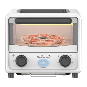 Brentwood 3 Liter Mini Toaster Oven in White