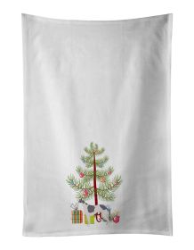 NEW Greyhound Christmas Tree Kitchen Towel Set of 2 White Dish Towels Decorative Bathroom Hand towel for Hand, Face, Hair, Yoga, Tea, Dishcloth