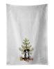 NEW Bernese Mountain Dog Puppy #2 Christmas Kitchen Towel Set of 2 White Dish Towels Decorative Bathroom Hand towel for Hand, Face, Hair, Yoga, Tea
