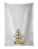 NEW Border Canary Merry Christmas Kitchen Towel Set of 2 White Dish Towels Decorative Bathroom Hand towel for Hand, Face, Hair, Yoga, Tea, Dishcloth
