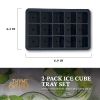 Table 2-Piece Silicone Ice Cube Tray Set