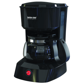 Better Chef 4-Cup Coffeemaker with Grab-A-Cup Feature (Color: Black)