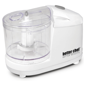 Better Chef 1.5-Cup Mini Chopper Food Processor (Color: White)