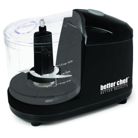 Better Chef 1.5-Cup Mini Chopper Food Processor (Color: Black)