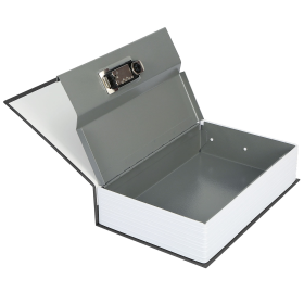 Portable Book Safe (Color: Black, size: S)