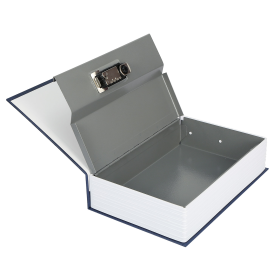Portable Book Safe (Color: Blue, size: M)
