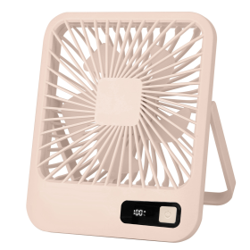 Mini Desktop Cooling Fan (Color: Beige)