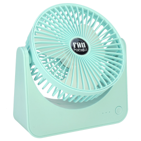 6.5in Desk Fan (Color: LightGreen)