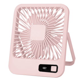 Mini Desktop Cooling Fan (Color: Pink)