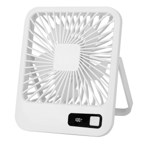 Mini Desktop Cooling Fan (Color: White)