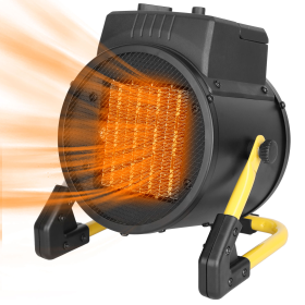 1500W Portable Electric Space Heater Personal Fan (Color: )