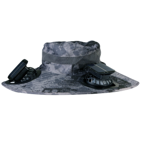 Outdoor Wide Brim Sun Hat (Color: DarkGreyInk)