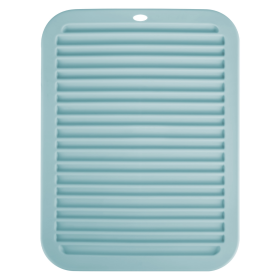 Heat Resistant Silicone Mat (Color: LightBlue)