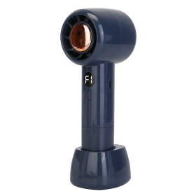 Mini Portable Fan USB Rechargeable Handheld Cooling Fan (Color: Blue)