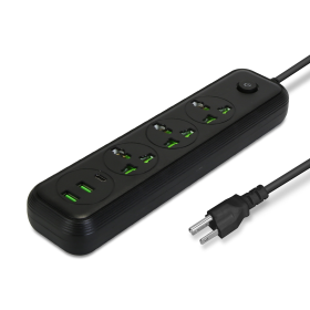 Power Strip (Color: Black)