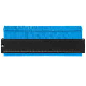 10 inch Shape Contour Gauge Duplicator Plastic Precisely (Color: Blue)