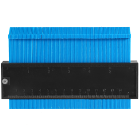 6 inch Shape Contour Gauge Duplicator Plastic (Color: Blue)