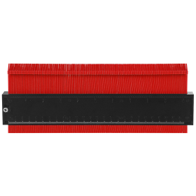 10 inch Shape Contour Gauge Duplicator Plastic Precisely (Color: Red)
