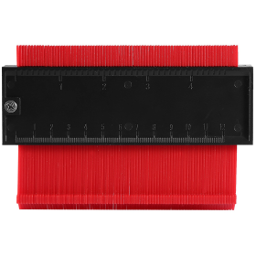 5 inch Shape Contour Gauge Duplicator Plastic Precisely (Color: Red)