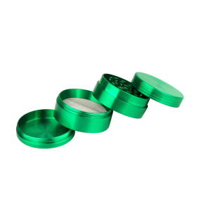 Magnetic Herb Spice Tobacco Grinder (Color: AQUA)