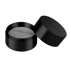 Magnetic Herb Spice Tobacco Grinder (Color: Black)