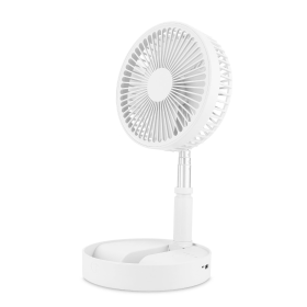 Portable Folding Desk Table Fan (Color: White)