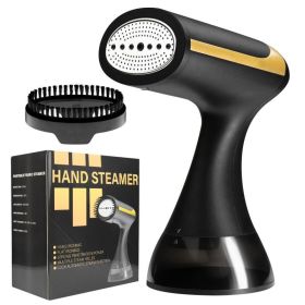Clothes Steamer Compact And Efficient Suitable For Travel And Home Use For Clothes Cleaning And Ironing (Option: Black)